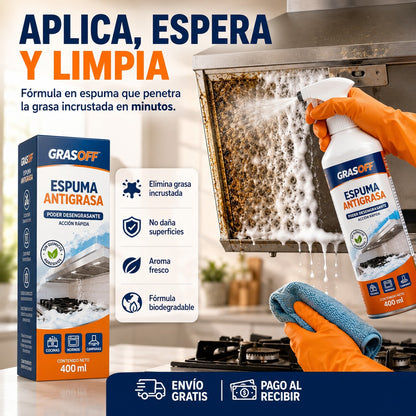 B -  ESPUMA ANTI GRASA NARANJA